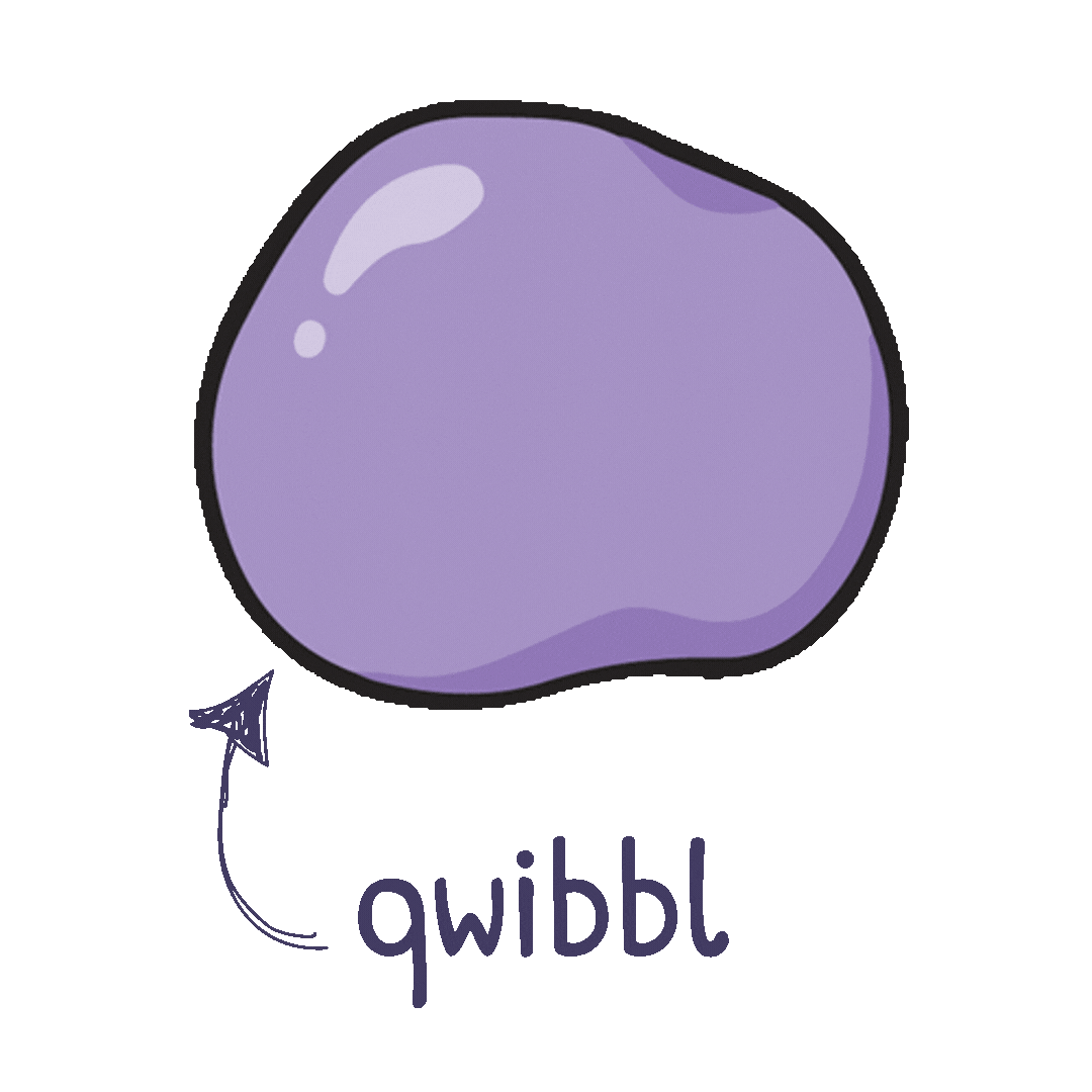 Representation of what a qwibbl looks like