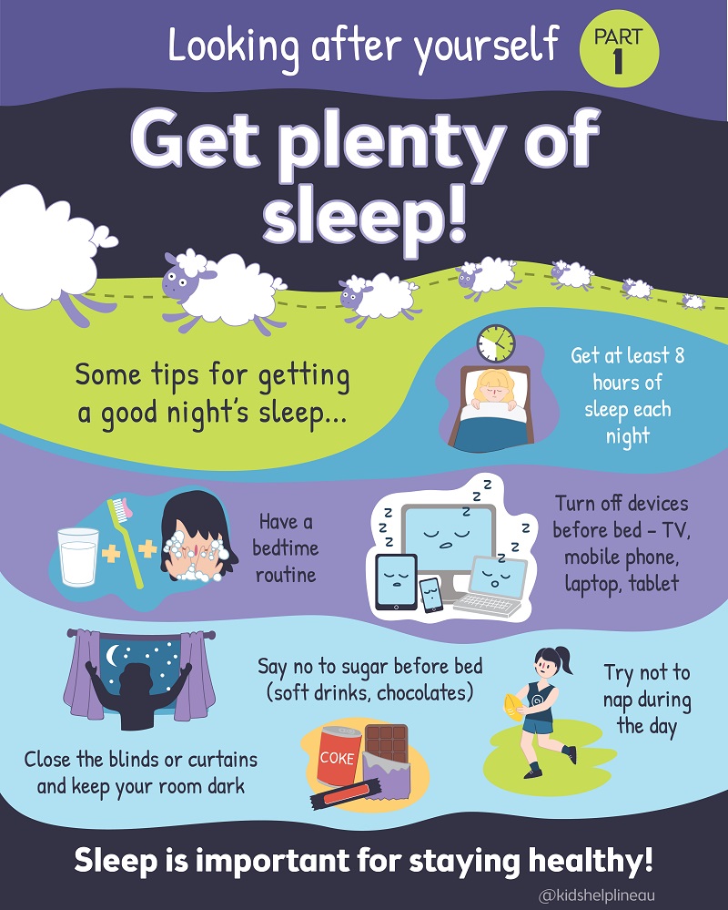 Make sure you get enough quality sleep!